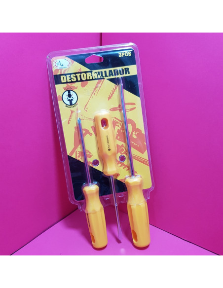 8-8-67597-1-Juego Destornilladores EMCEURO Destornillador 3 Piezas