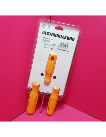 8-8-67597-2-Juego Destornilladores EMCEURO Destornillador 3 Piezas