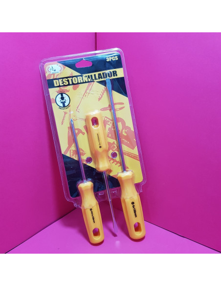 8-8-67598-1-Juego Destornilladores EMCEURO Destornillador 3 Piezas