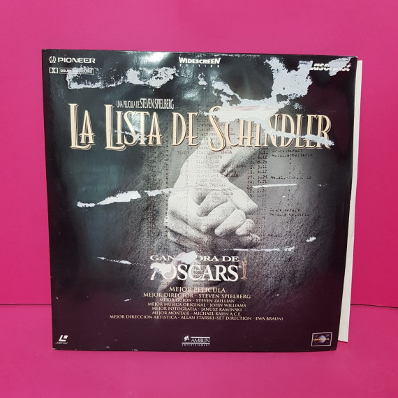 8-8-67997-1-La Lista de Schindler Laser Disc