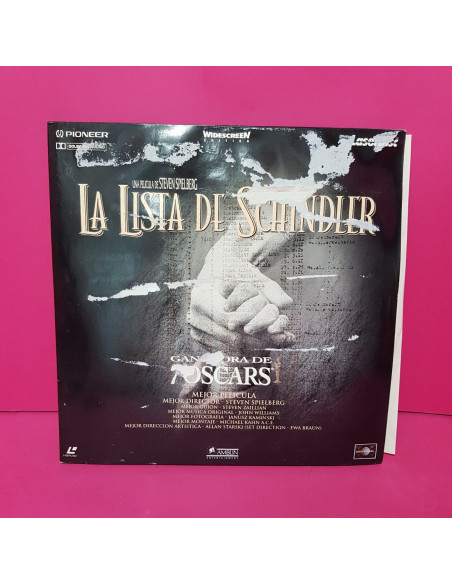 8-8-67997-1-La Lista de Schindler Laser Disc