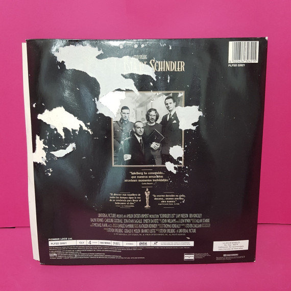 8-8-67997-2-La Lista de Schindler Laser Disc