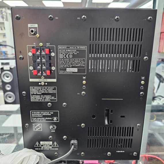 8-8-68517-5-Subwoofer HiFi Sony SA-WM20 (Sin Uso)