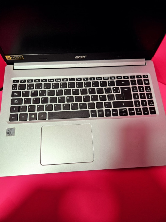 8-8-68519-8-Ordenador Portátil Aer Aspire Inetl Core I7 10510U Windows 10Pro 8Gb RAM 512GB SSD