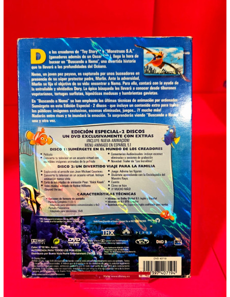 8-8-68867-2-Cine, DVD y películas Buscando a Nemo