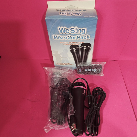 8-8-69126-2-Microfono Wii Microfonos Logitech (Sin Uso) We Sing
