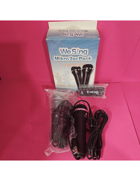 8-8-69126-2-Microfono Wii Microfonos Logitech (Sin Uso) We Sing