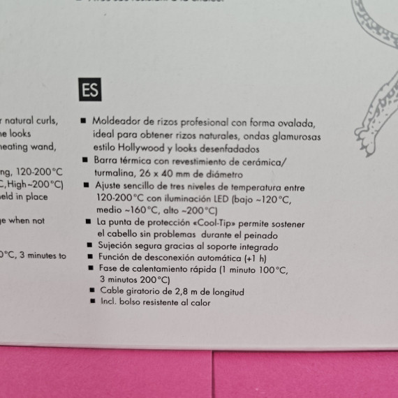 8-8-69280-6-Plancha Pelo Rizador Jaguar Cosy Curl (Nuevo)