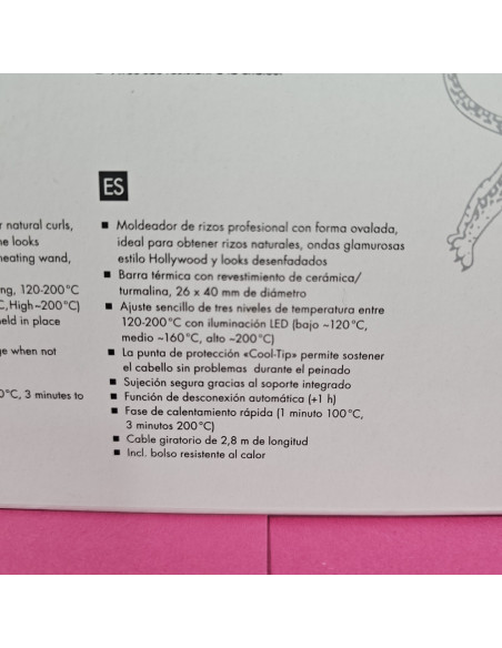 8-8-69280-6-Plancha Pelo Rizador Jaguar Cosy Curl (Nuevo)