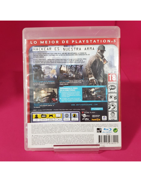 8-8-69289-2-Videojuego PS3 Essentials watchdogs