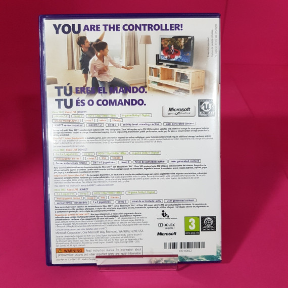 8-8-69425-2-Videojuego Xbox 360 Kinect Adventures