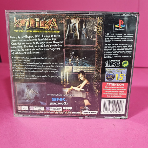 8-8-69628-4-Videojuego PS1 Koudelka PAL (EN) Pal