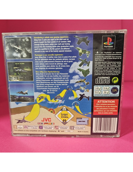 8-8-69639-3-Videojuego PS1 Wing Over 2 Pal