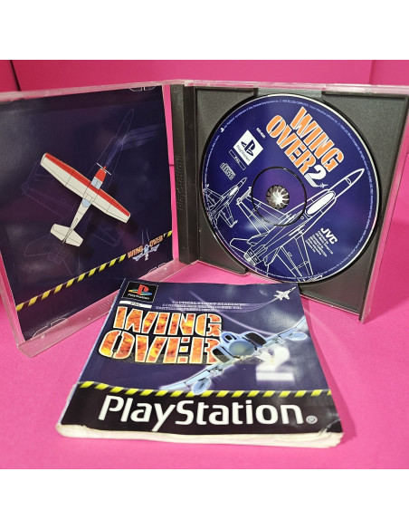 8-8-69639-5-Videojuego PS1 Wing Over 2 Pal
