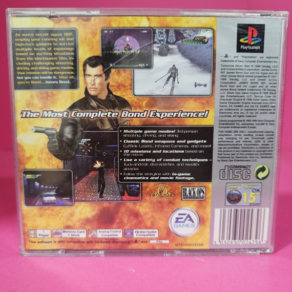 8-8-69640-3-Videojuego PS1 007 Tomorrow Never Dies (EN) Pal