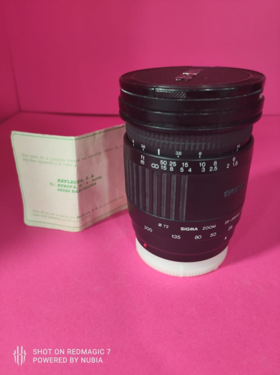 8-8-69861-5-Objetivo Sigma Zoom 28-200mm (minolta)