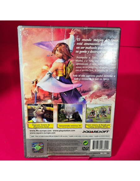 8-8-69888-2-Videojuego PS2 Final Fantasy X