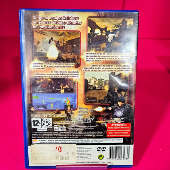 8-8-69889-2-Videojuego PS2 Tom Clancys Rainbow Six 3