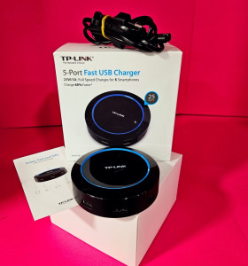 8-8-69965-1-Cargador TP-LINK 5 Puertos FAST USB Charger Mod.UP525