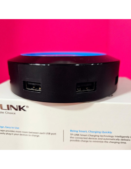 8-8-69965-3-Cargador TP-LINK 5 Puertos FAST USB Charger Mod.UP525