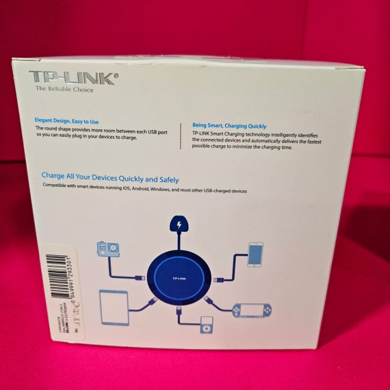 8-8-69965-5-Cargador TP-LINK 5 Puertos FAST USB Charger Mod.UP525