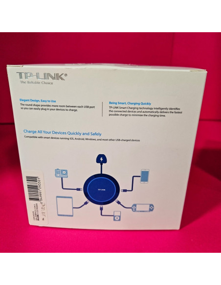 8-8-69965-5-Cargador TP-LINK 5 Puertos FAST USB Charger Mod.UP525