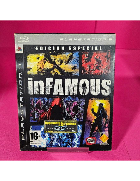 8-8-70075-4-Videojuego PS3 InFamous Edición especial