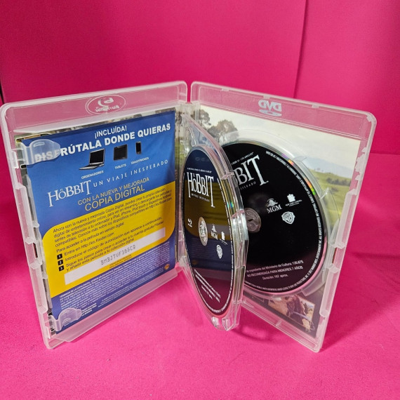 8-8-70077-3-Coleccionismo DVD Hobbit BluRay