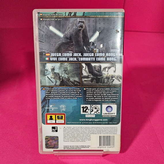 8-8-70084-2-Videojuego PSP Peter Jacksons King KongThe official Game of the movie