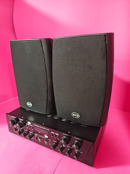 8-8-70124-8-Amplificador HiFi Acoustic Control AMP 435 2 Altavoces ks4076 30w 8ohm bases