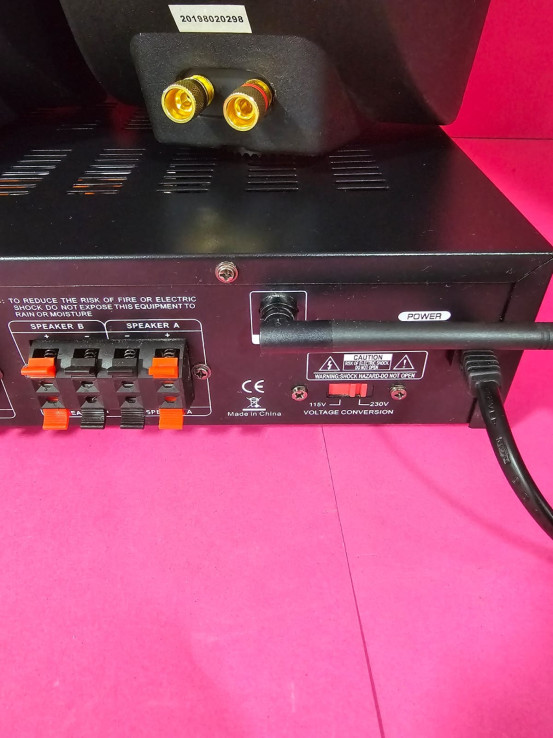 8-8-70124-9-Amplificador HiFi Acoustic Control AMP 435 2 Altavoces ks4076 30w 8ohm bases