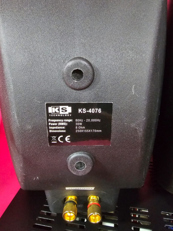 8-8-70124-11-Amplificador HiFi Acoustic Control AMP 435 2 Altavoces ks4076 30w 8ohm bases