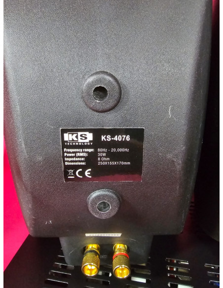 8-8-70124-11-Amplificador HiFi Acoustic Control AMP 435 2 Altavoces ks4076 30w 8ohm bases