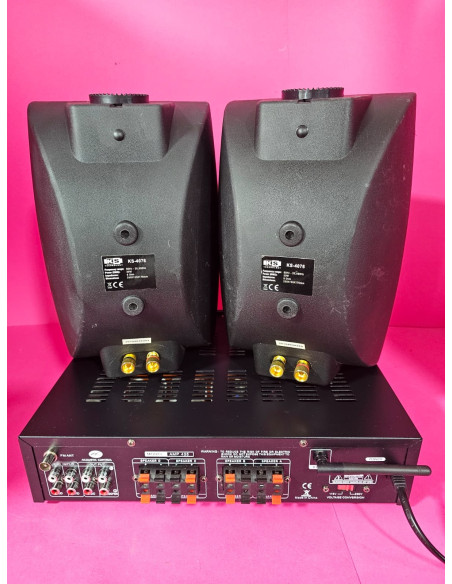 8-8-70124-12-Amplificador HiFi Acoustic Control AMP 435 2 Altavoces ks4076 30w 8ohm bases