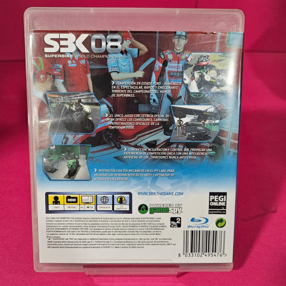 8-8-70200-2-Videojuego PS3 SBK08 Superbike World Championship