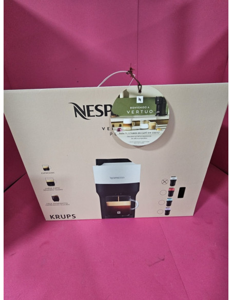 8-8-70383-4-Cafetera Capsulas Nespresso Krups vertuo Pop (poco uso) capsulas