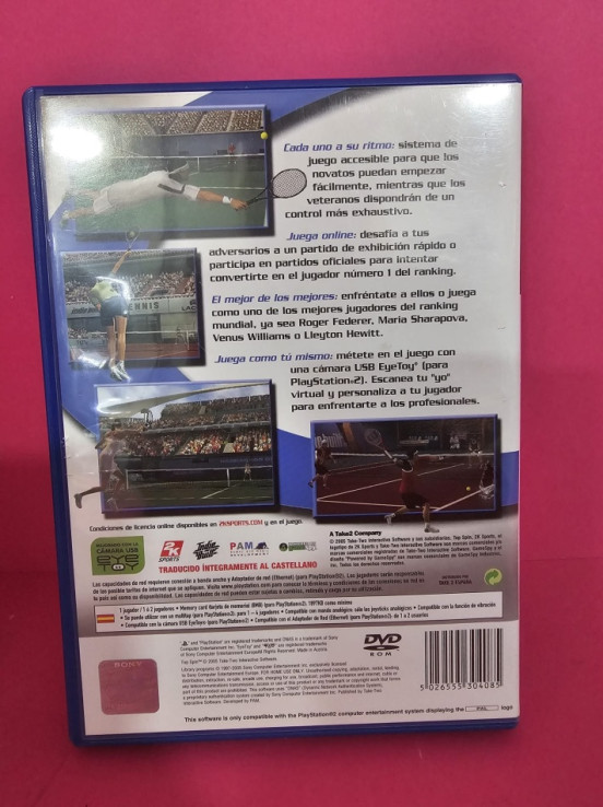 8-8-70391-2-Videojuego PS2 Top Spin 