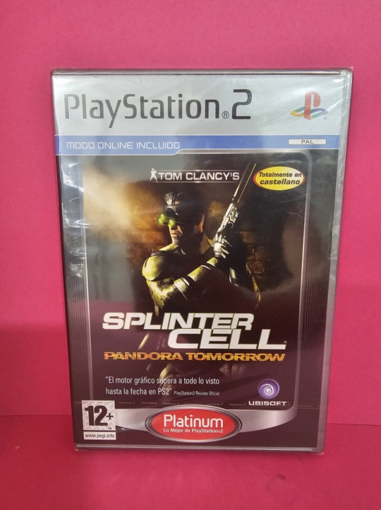 8-8-70395-4-Videojuego PS2 Splinter Cell Pandora Tomorrow (Precintado)