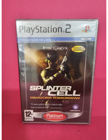 8-8-70395-4-Videojuego PS2 Splinter Cell Pandora Tomorrow (Precintado)