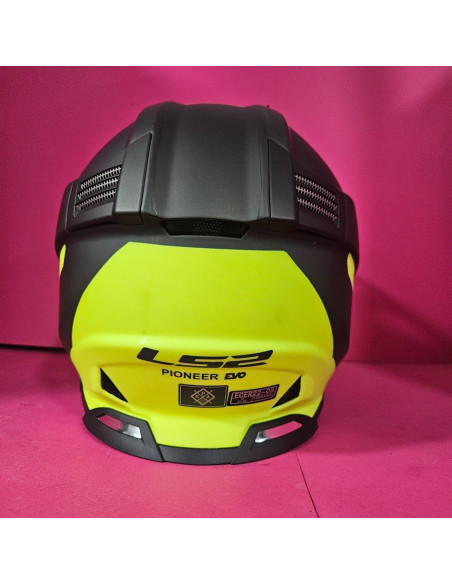 8-8-70808-6-Casco Integral Helmets LS2 Pioneer Evo MX436 Talla M Intercomunicador Shad UC03 