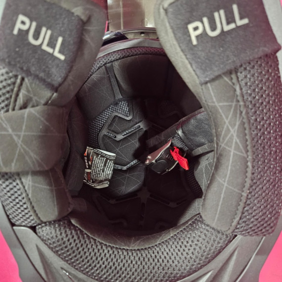 8-8-70808-8-Casco Integral Helmets LS2 Pioneer Evo MX436 Talla M Intercomunicador Shad UC03 