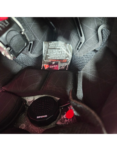 8-8-70808-9-Casco Integral Helmets LS2 Pioneer Evo MX436 Talla M Intercomunicador Shad UC03 