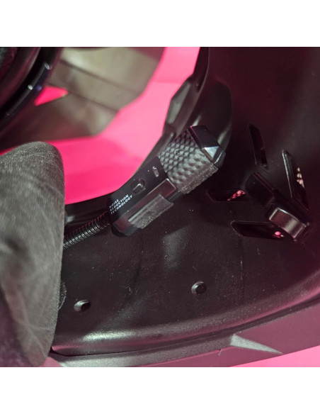 8-8-70808-11-Casco Integral Helmets LS2 Pioneer Evo MX436 Talla M Intercomunicador Shad UC03 