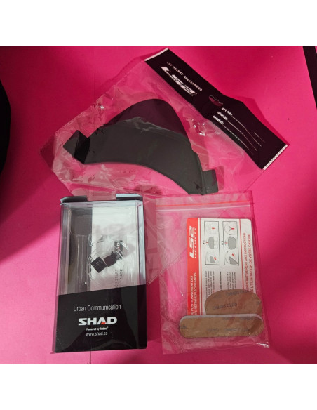 8-8-70808-12-Casco Integral Helmets LS2 Pioneer Evo MX436 Talla M Intercomunicador Shad UC03 