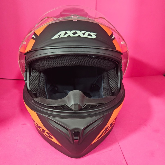8-8-70846-4-Casco Integral modular AXXIS FU406SV Storm SV orange Talla XL (Sin Uso)