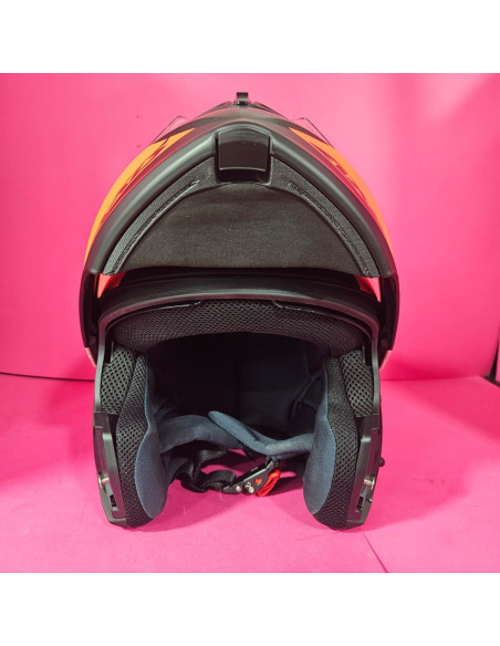 8-8-70846-6-Casco Integral modular AXXIS FU406SV Storm SV orange Talla XL (Sin Uso)