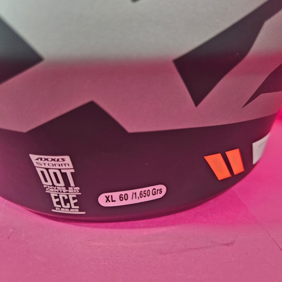 8-8-70846-8-Casco Integral modular AXXIS FU406SV Storm SV orange Talla XL (Sin Uso)