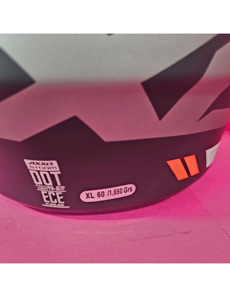 8-8-70846-8-Casco Integral modular AXXIS FU406SV Storm SV orange Talla XL (Sin Uso)