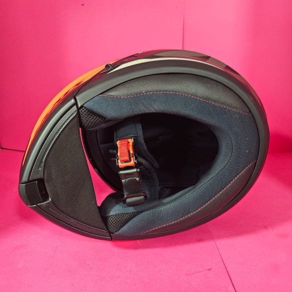 8-8-70846-10-Casco Integral modular AXXIS FU406SV Storm SV orange Talla XL (Sin Uso)