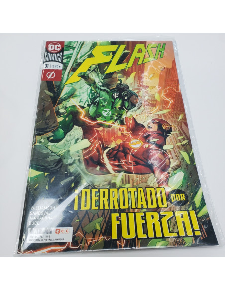 8-9-47235-1-Coleccionismo vintage DC Flash derrotado por fuerza No. 31